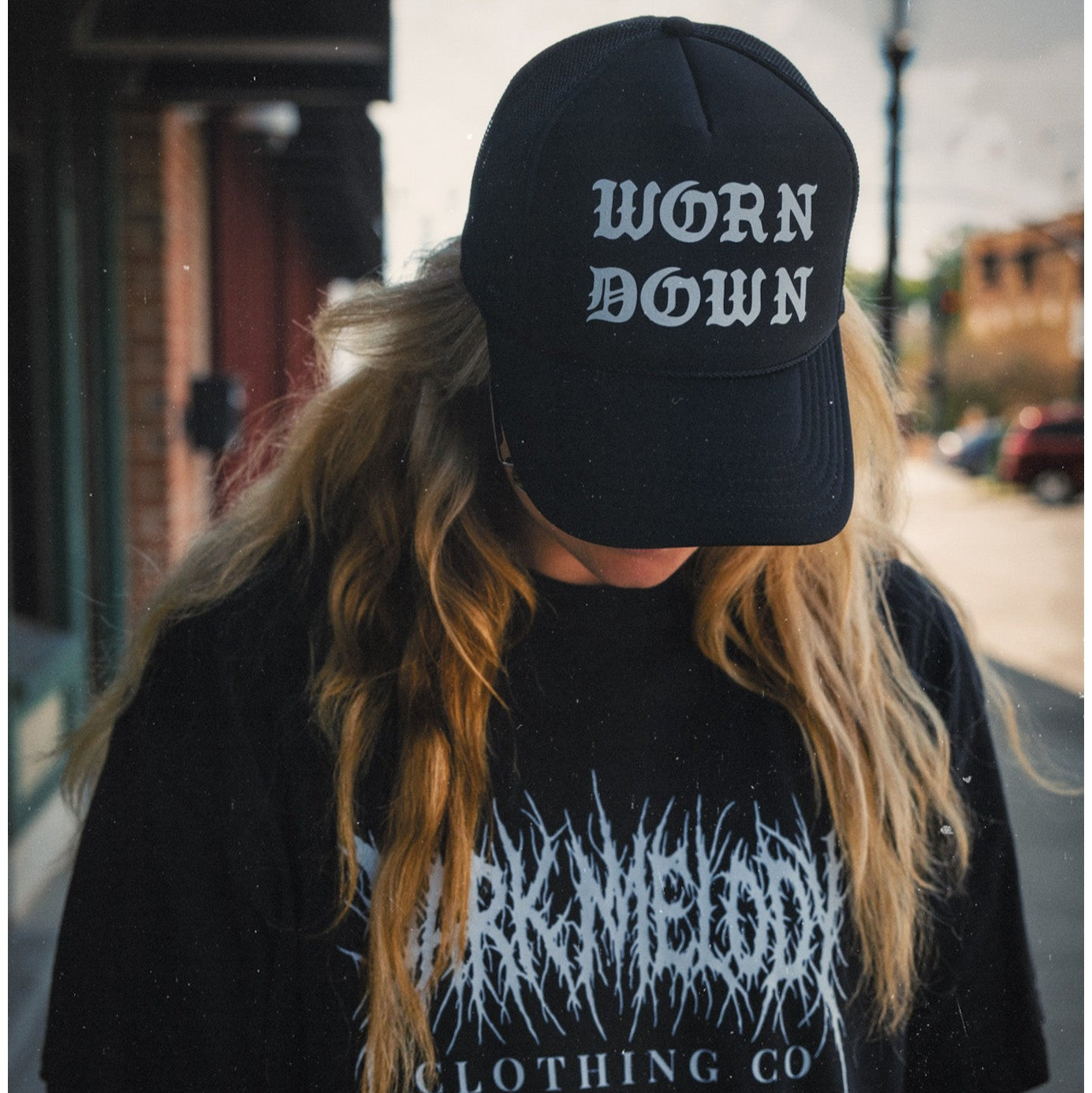 "Worn Down Trucker Hat"