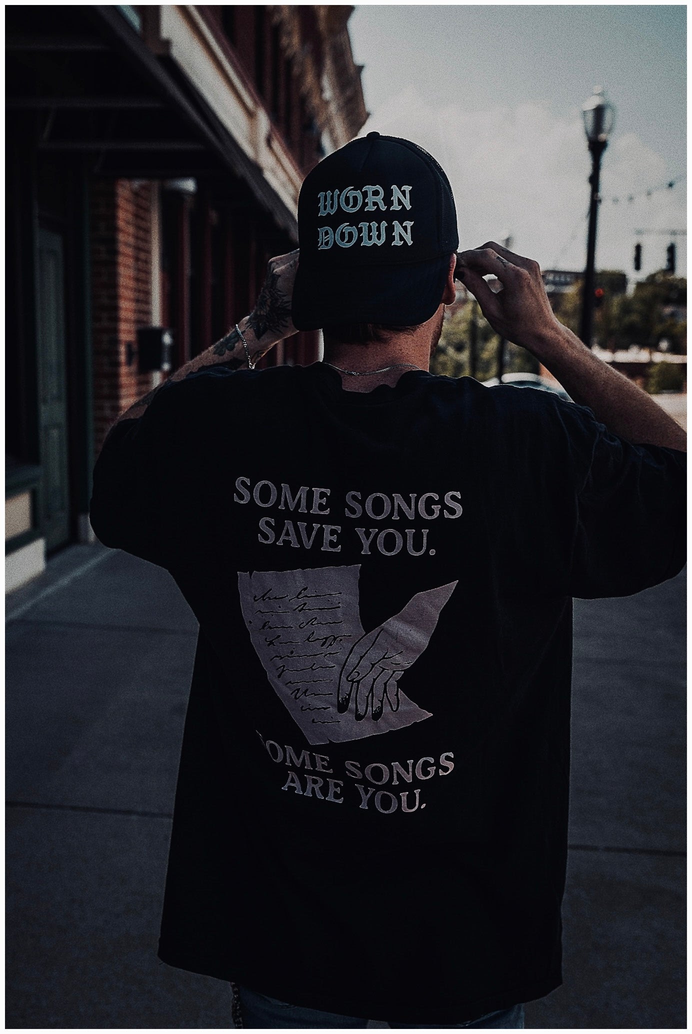 "Worn Down Trucker Hat"
